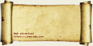 Jana Vukanović vizit kartica